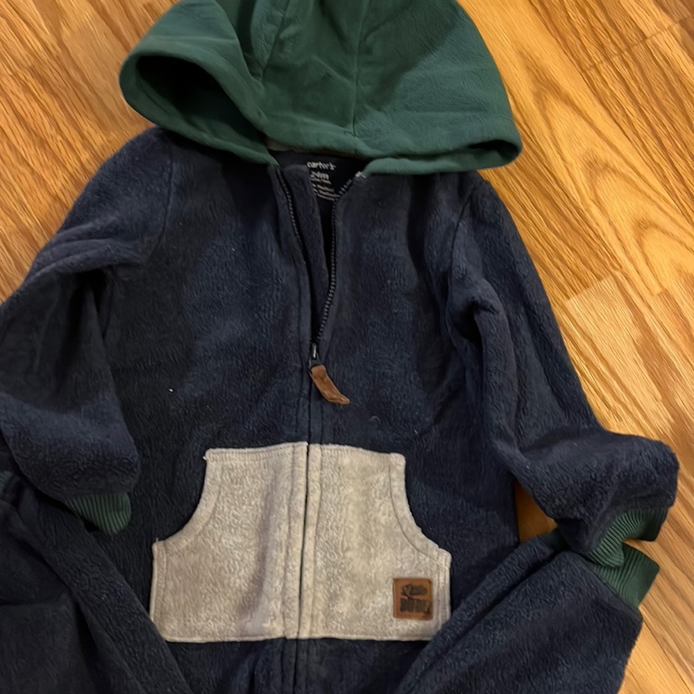 Fleece Zip up with Hood